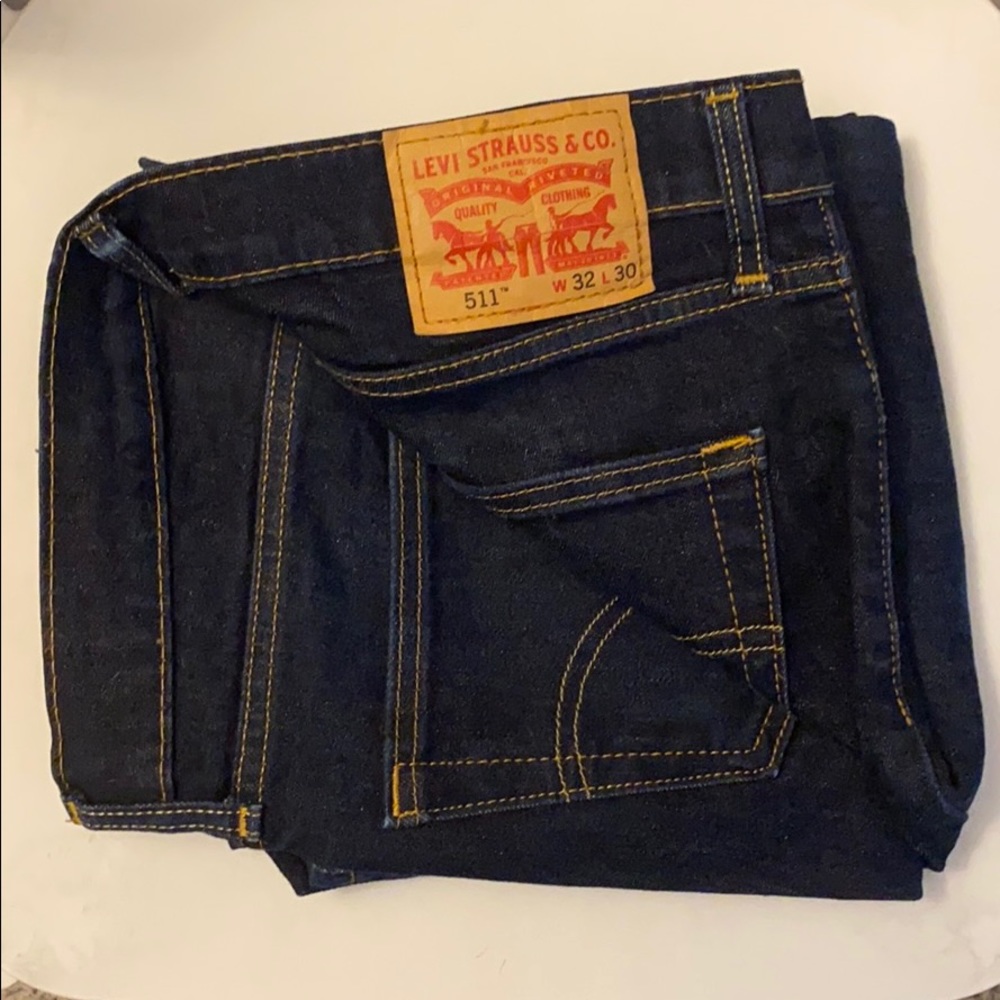 Levi’s 511 32x30 Dark Navy - Picture 2 of 3